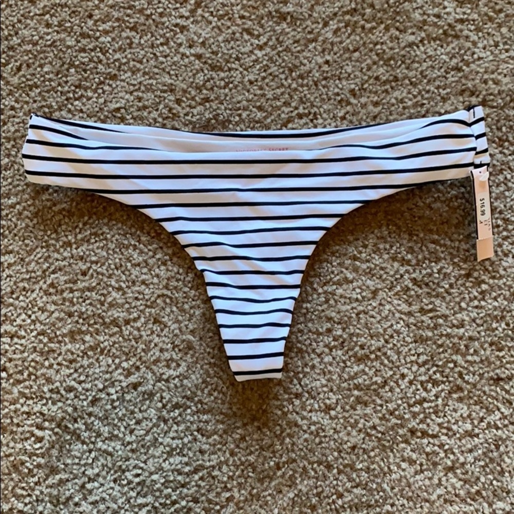 NWT VS striped swimsuit bottom